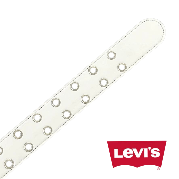 【Levi's】40mm ダブルピンベルト 6911 ホワイト