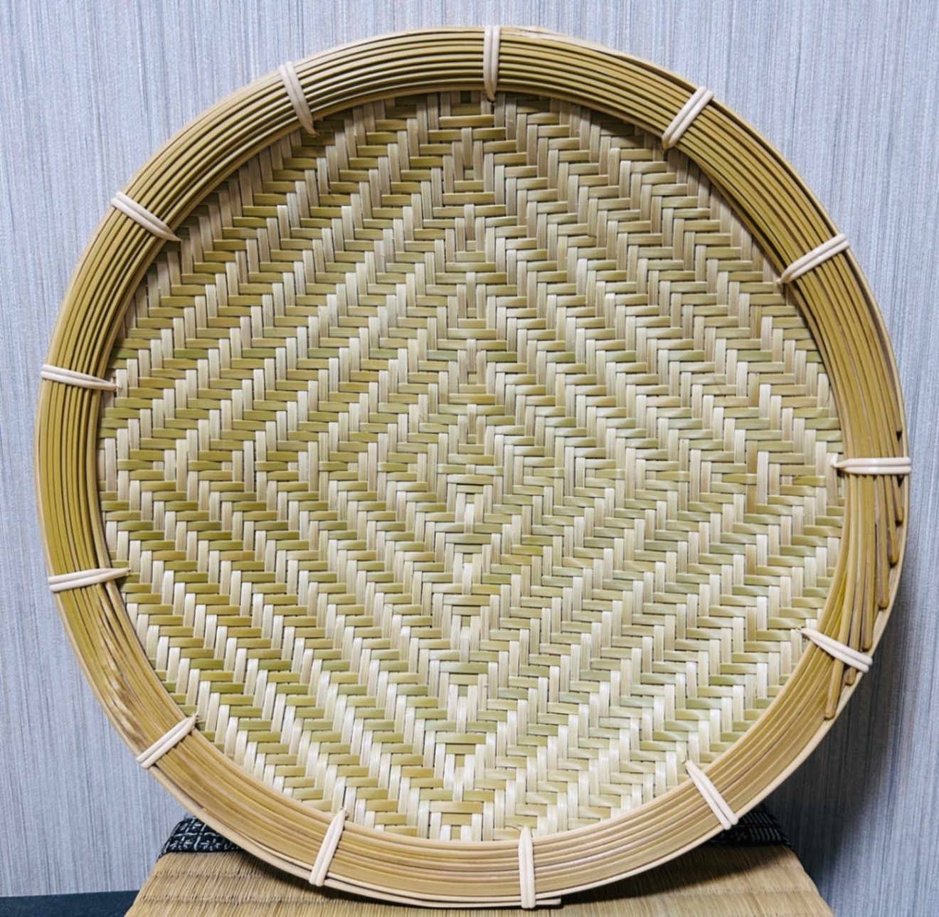竹ザル 25㎝ 国産 真竹【希少生産の日本製竹ザル】ざる 