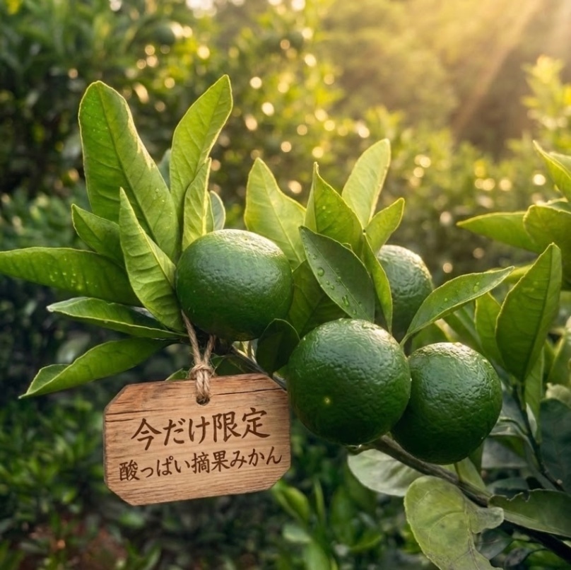 減農薬　摘果みかん約12個
フレッシュな香りと果汁を今だけお届け🍊