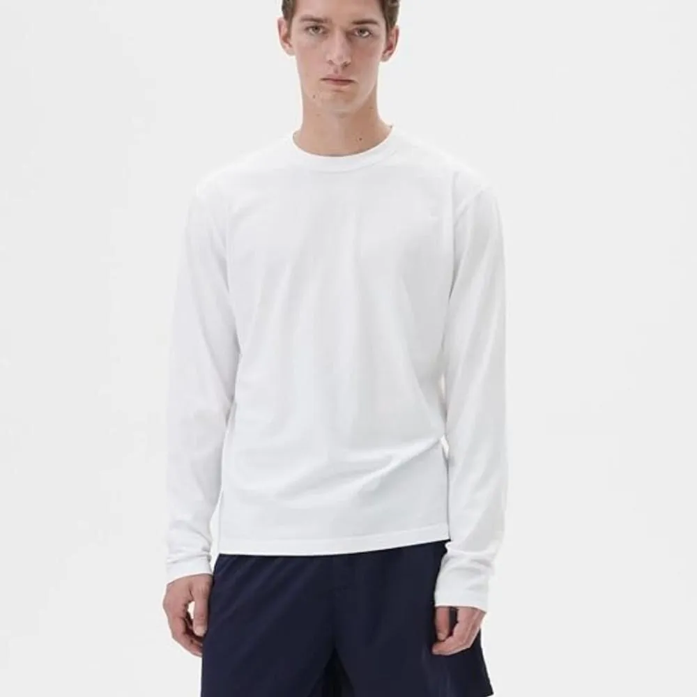 TEKLA テクラ LTSH-WH 長袖 Tシャツ Lサイズ WHITE ホワイト 白 オーガニック