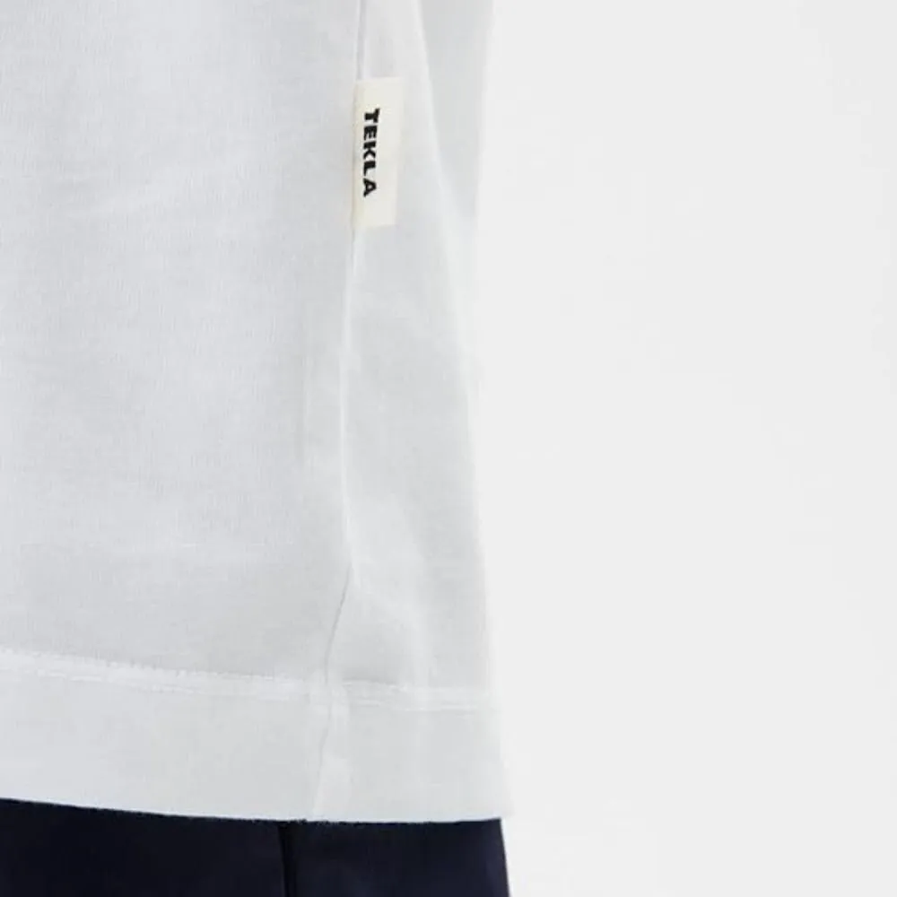 TEKLA テクラ LTSH-WH 長袖 Tシャツ Lサイズ WHITE ホワイト 白 オーガニック