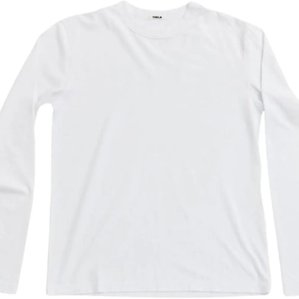 TEKLA テクラ LTSH-WH 長袖 Tシャツ Lサイズ WHITE ホワイト 白 オーガニック
