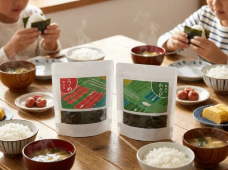【再販しました！】味付け海苔『うめ•わさび』2個セット