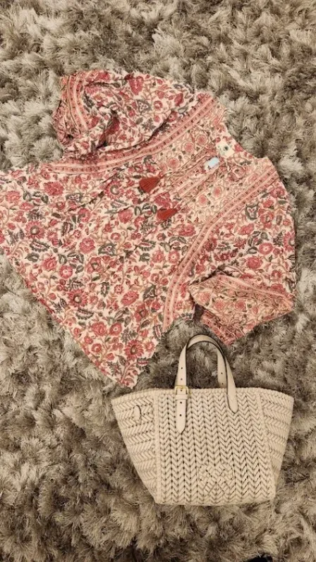 日本未入荷☆The Planter's Bungalow 　
インド綿ブロックプリント♡トップス
