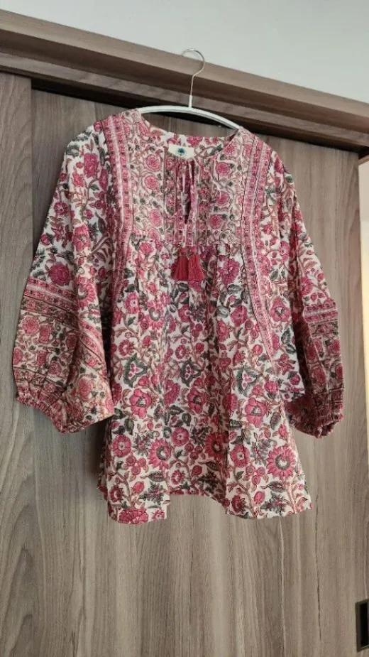 日本未入荷☆The Planter's Bungalow 　
インド綿ブロックプリント♡トップス