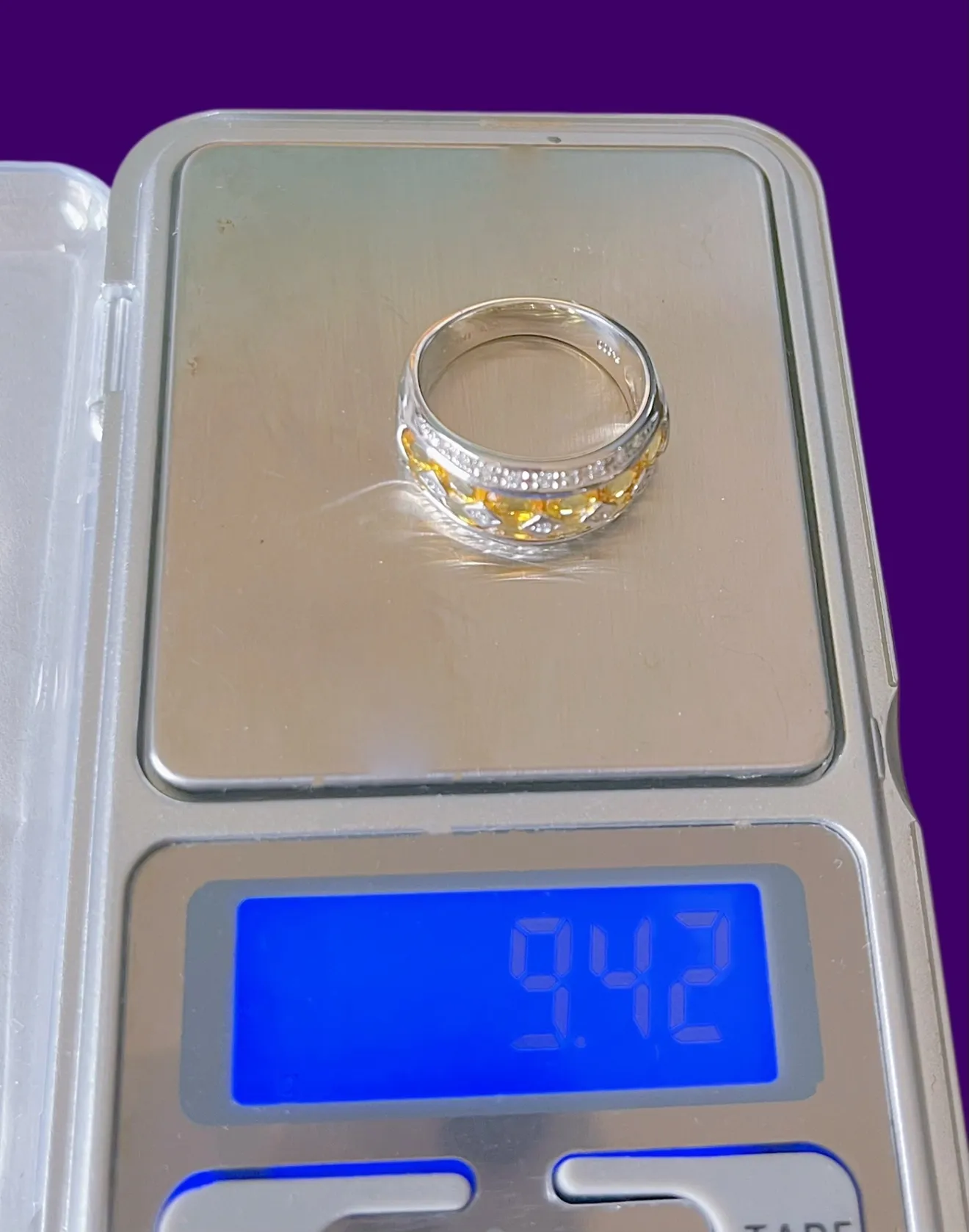 天然イエローサファイア 2.530ct ダイヤモンド 0.120ct PT900 リング