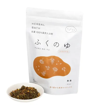 fucuu 薬用入浴剤「ふくのゆ 美湯」10種の生薬100％・5包入
