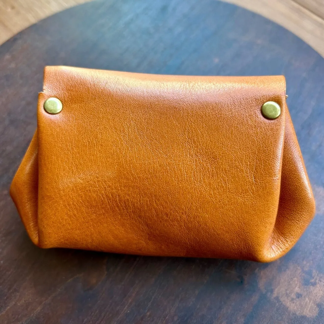 〜本革カシメお財布　小物入れ〜

