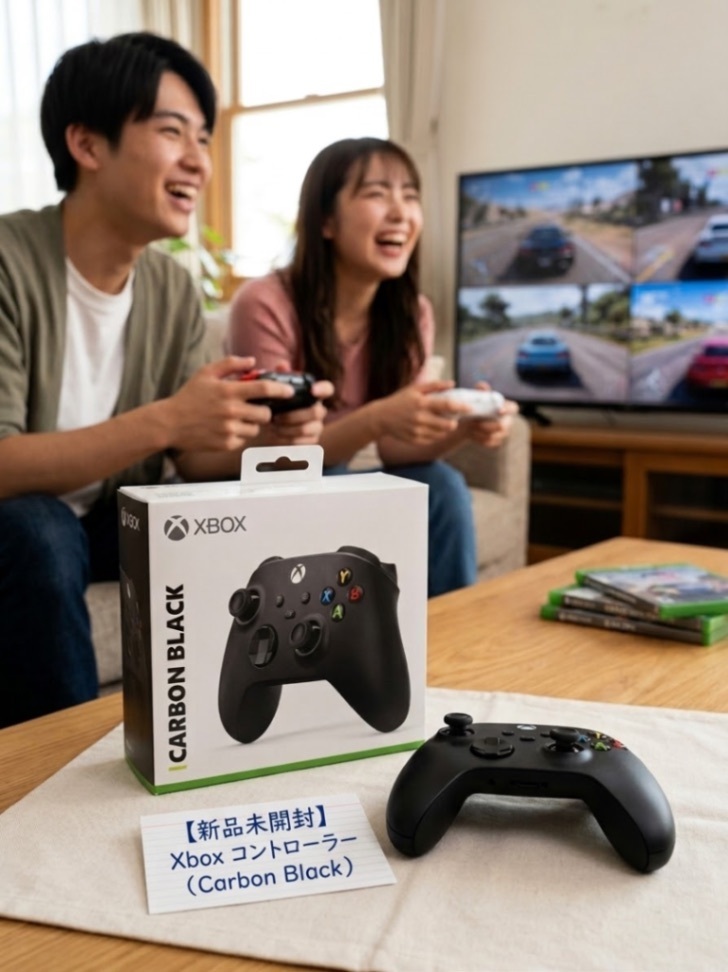 【新品】Xbox ワイヤレス コントローラー (カーボン ブラック) EP2-29931