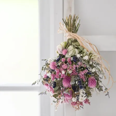 野の花スワッグ 20cm ドライフラワー北海道の自然美を感じる彩り。