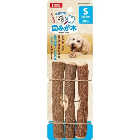 【まとめ買い＋レジ袋】 ［マルカン］歯みが木S 3本入り ×２個