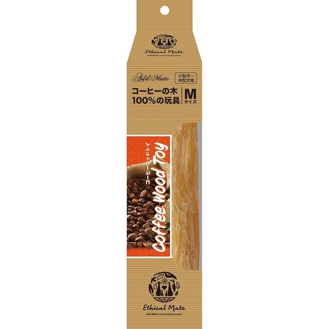 ［ペティオ］エシカルメイト コーヒーウッドトイ M × 2個 ※別の商品と組み合わせ自由（2個～）