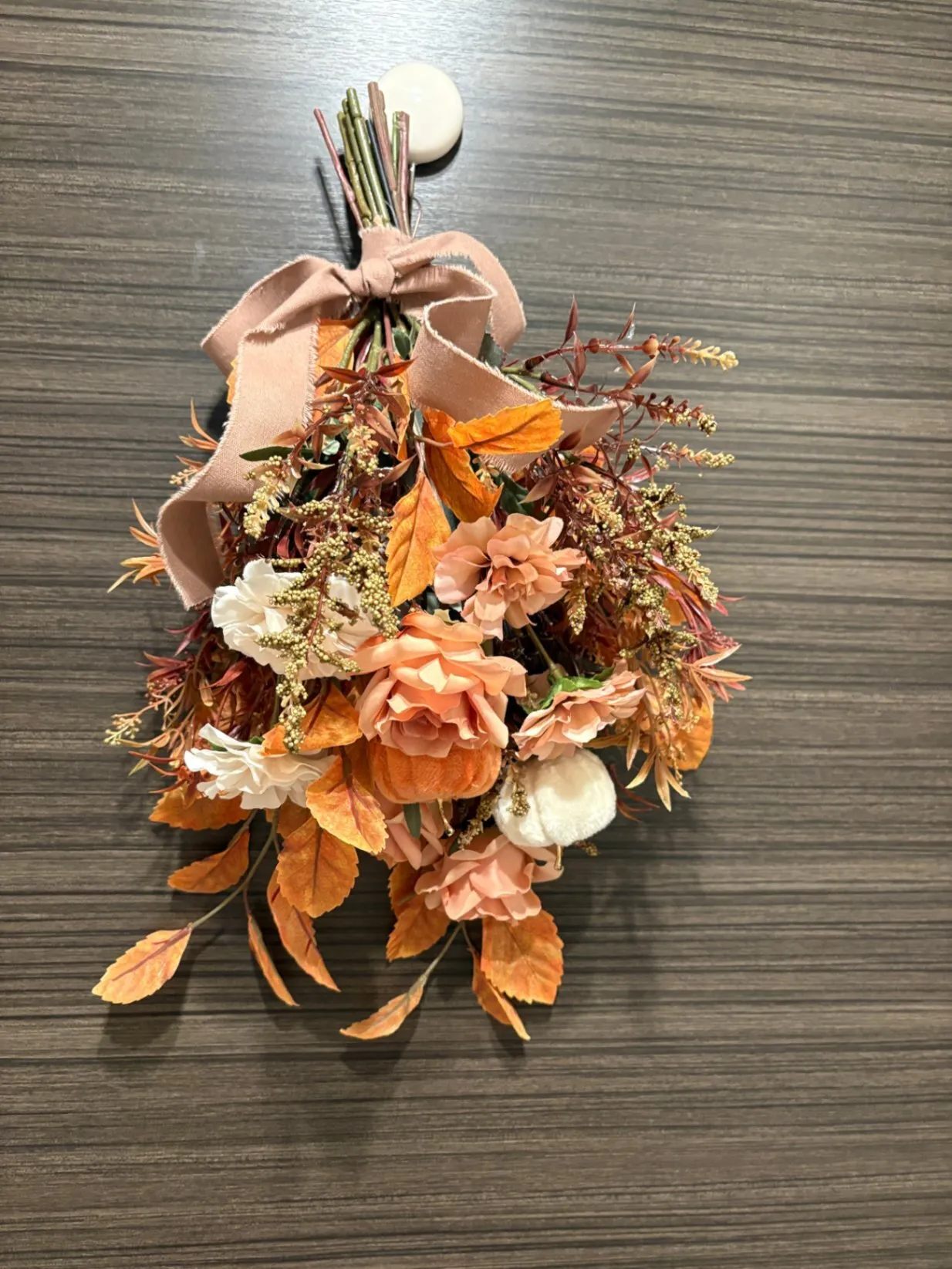 【ハロウィン】秋色に染まるフラワースワッグ