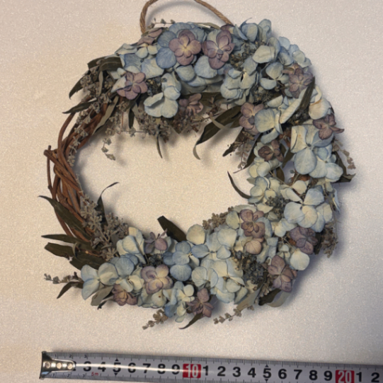 新潟の農家女子が手作り 🌼ドライフラワーリース 20cm
