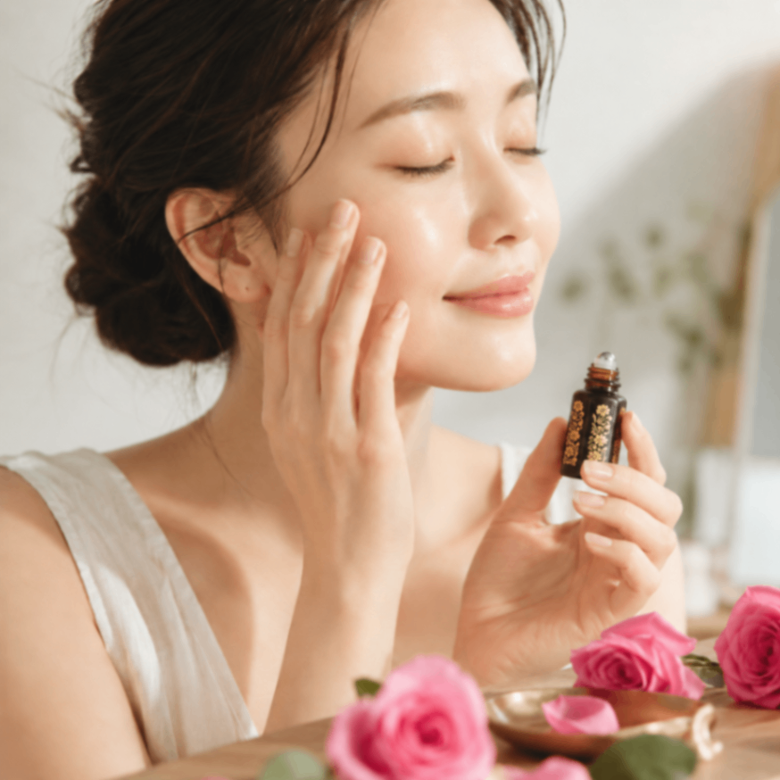 【肌に直接使える化粧品】100％天然 ダマスクローズオイル 6ml｜インド・プシュカル産