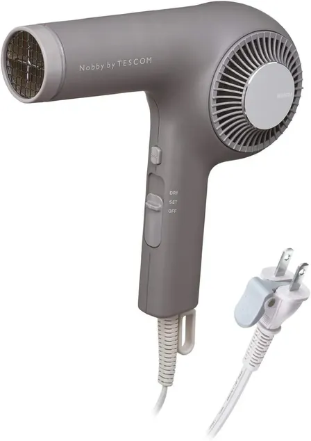 テスコム (TESCOM) ドライヤー 軽量 NIB400A-H スモーキーグレー