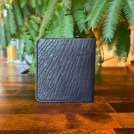 【京鹿革】家計管理Wallet／ブラック
