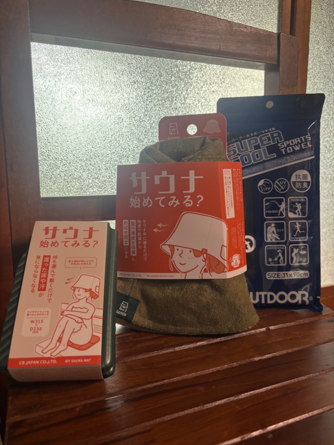 ♨️ サウナ好きさんへのギフトセット ♨️
サウナハット・サウナマット・クールタオルの3点セット🎁 