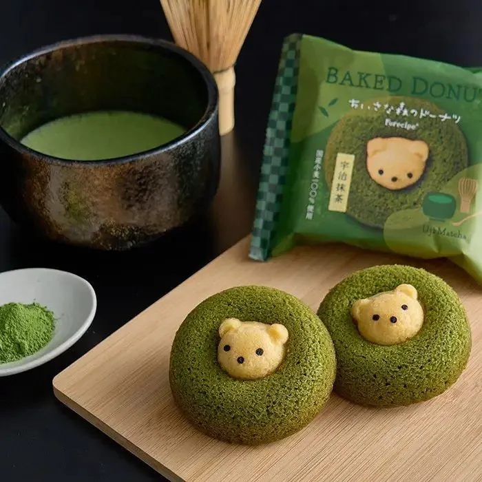 ちいさな森のドーナツ　くま宇治抹茶｜かわいい焼きドーナツ