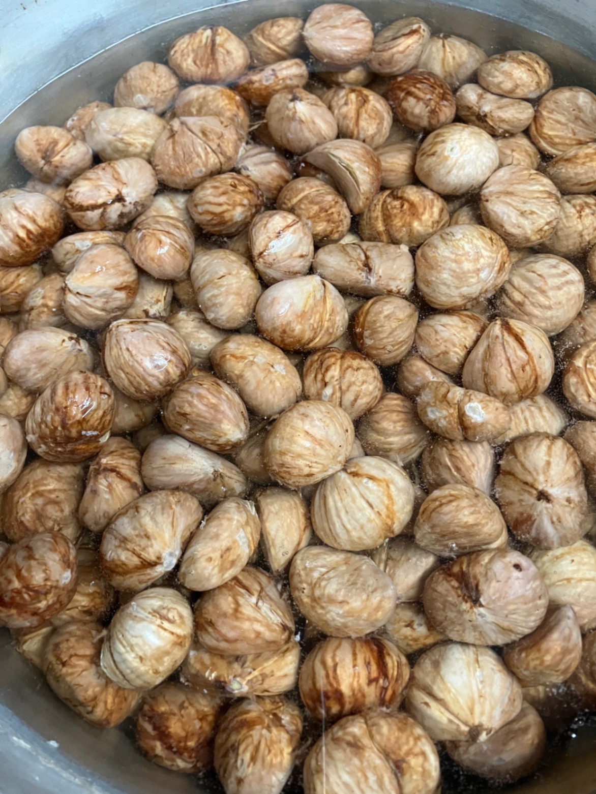 秋の味覚　自家製栗渋皮煮