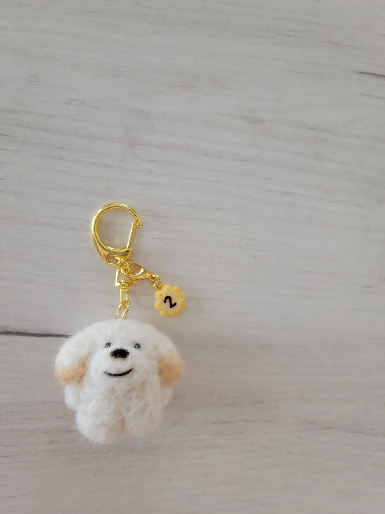 【ハンドメイド】白まめちび