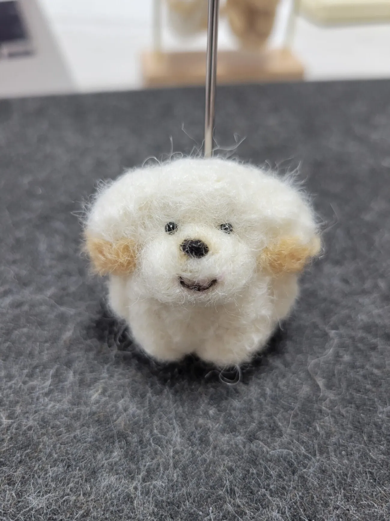 【ハンドメイド】白まめちび