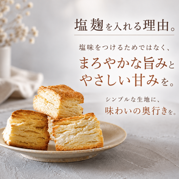 【送料込】塩麹スコーン 6個入り 《当店おすすめ》毎日でも食べたくなる！