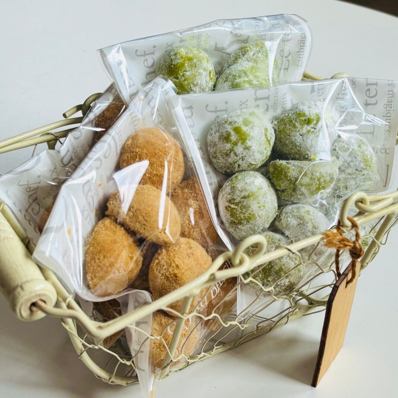 【9/23発送予定】スノーボールクッキー2種 (抹茶＆きなこ) 