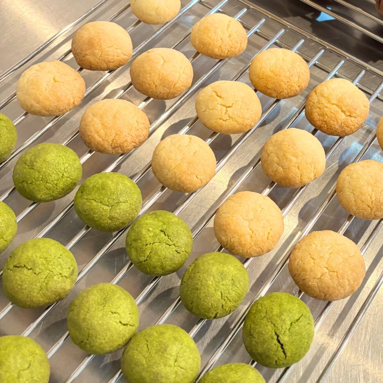 【9/23発送予定】スノーボールクッキー2種 (抹茶＆きなこ) 