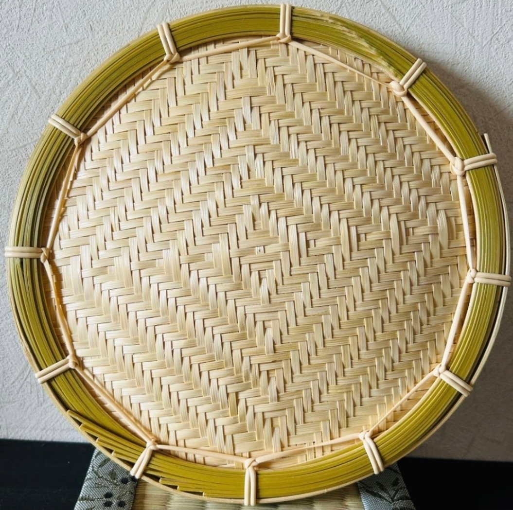 竹ザル 20㎝ 国産 真竹【希少生産の日本製竹ザル】ざる