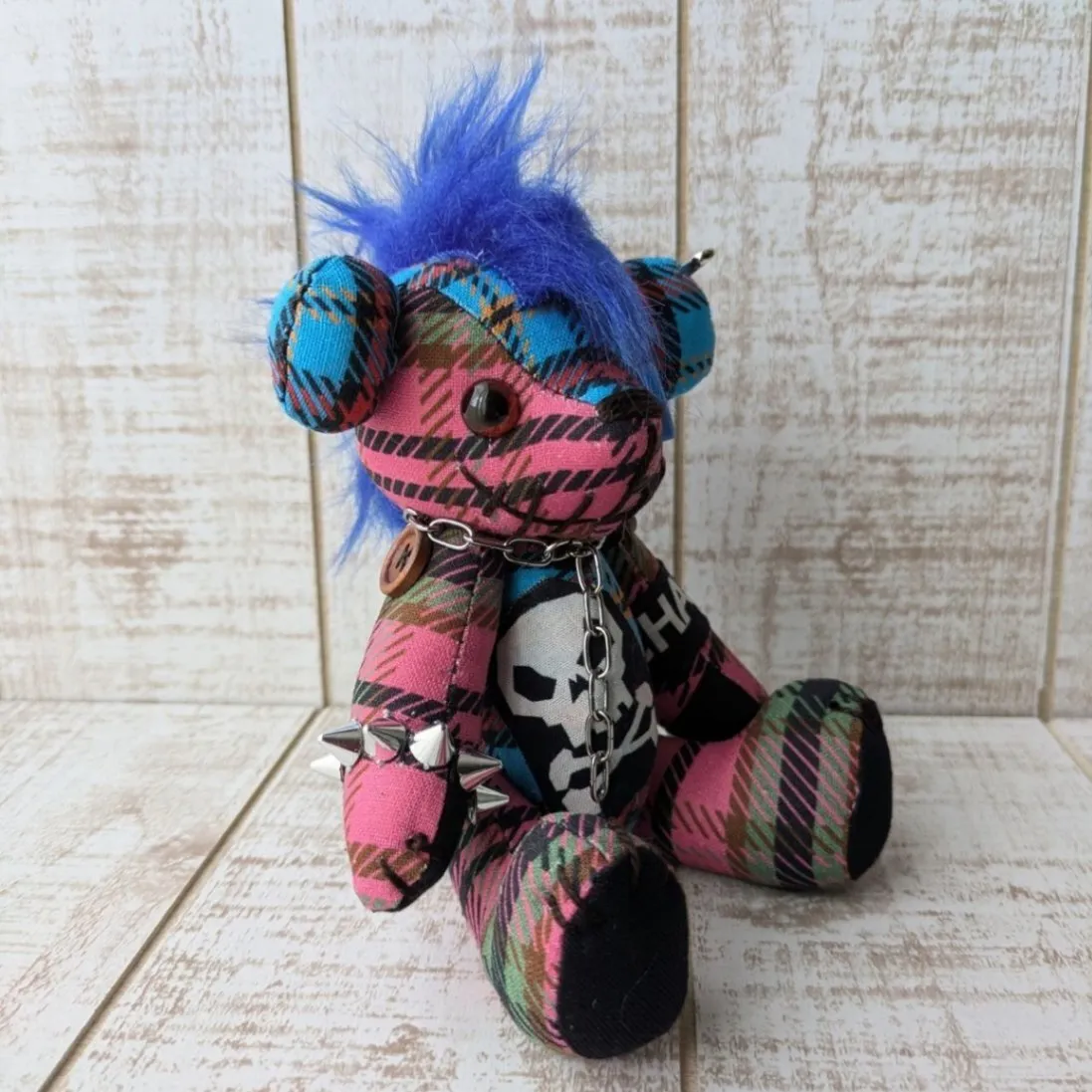 【ハロウィン】モヒカンデビルJr（ブルー）（１８ｃｍ）