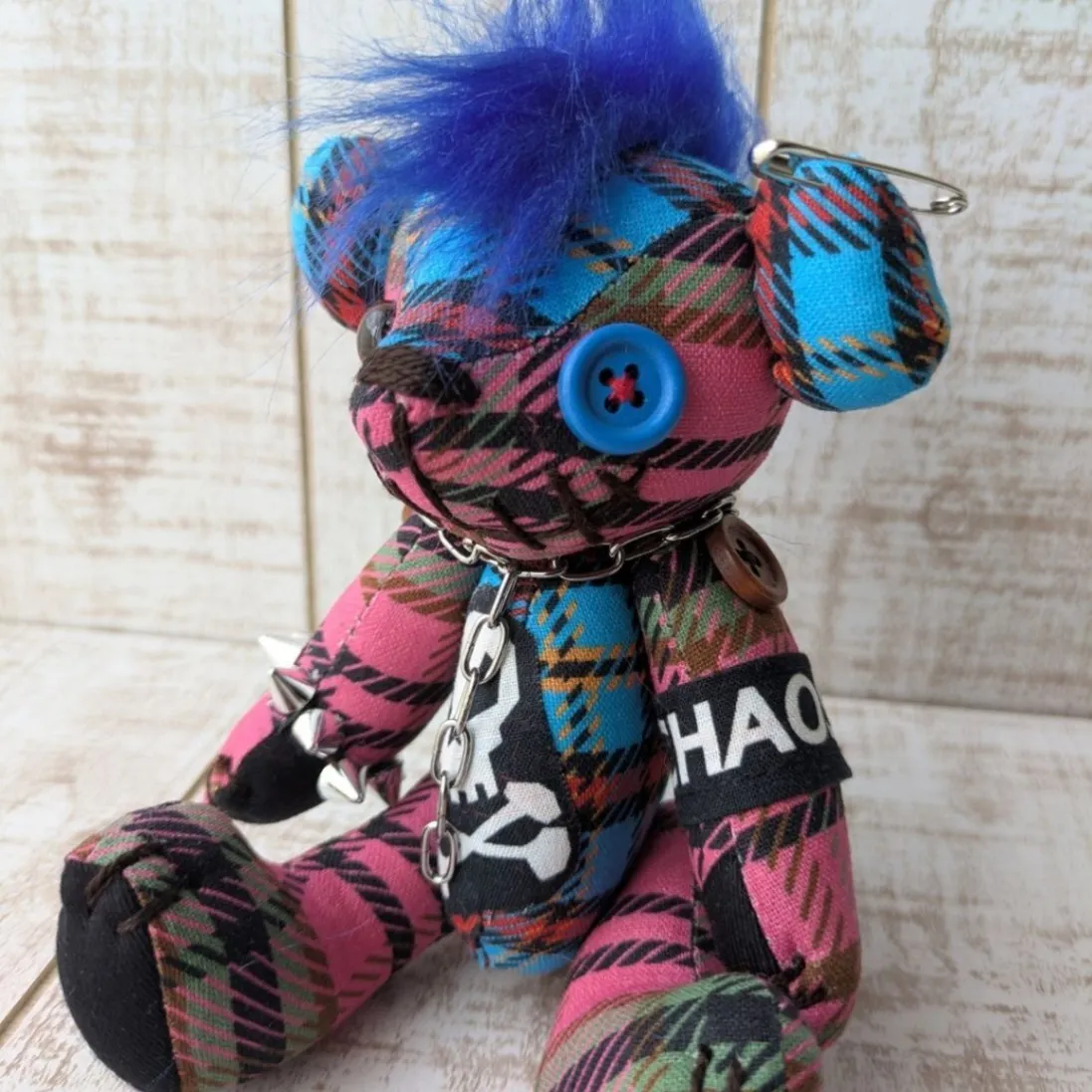 【ハロウィン】モヒカンデビルJr（ブルー）（１８ｃｍ）