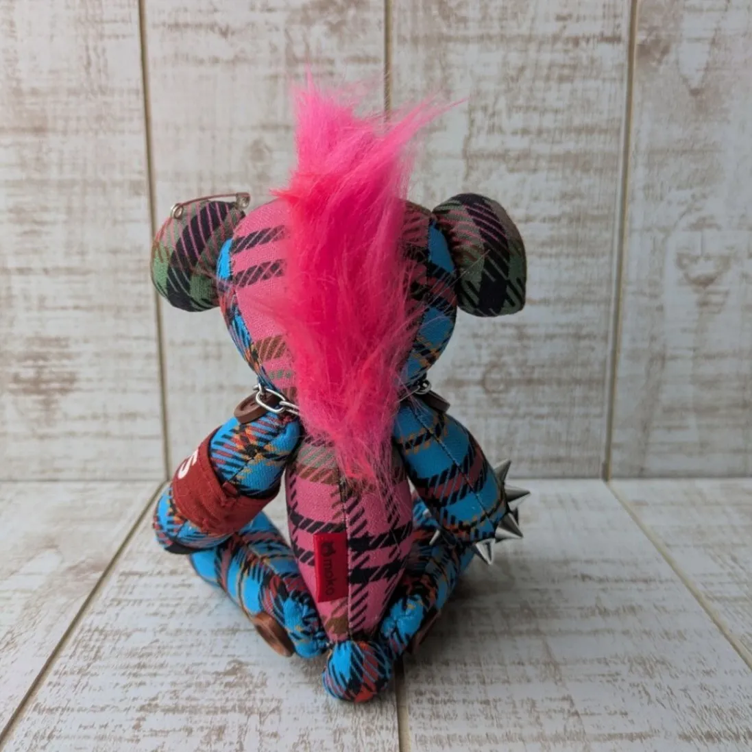 【ハロウィン】モヒカンデビルJr（ピンク）（１８ｃｍ）