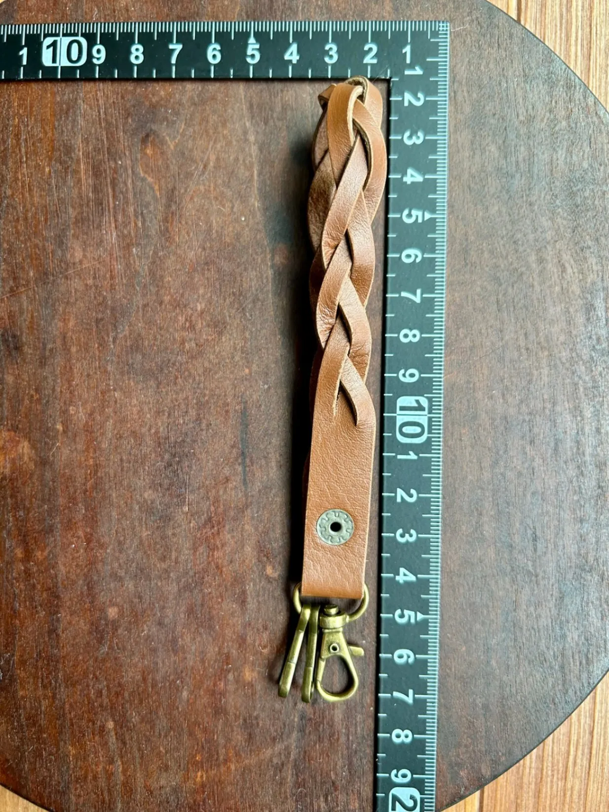 本革マジック編みキーホルダー
