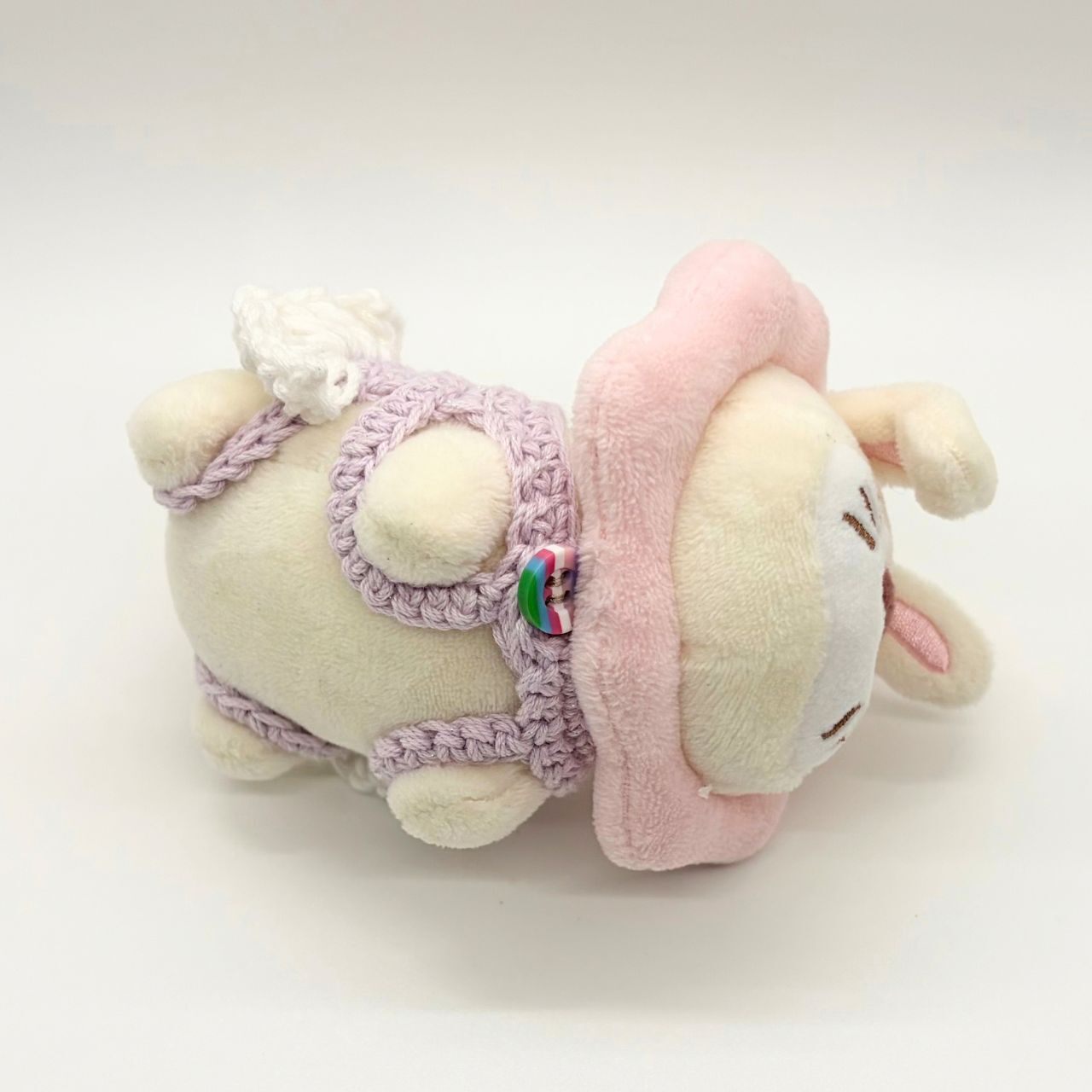 【ハンドメイド】ミニらいおんワンピ（パープル）