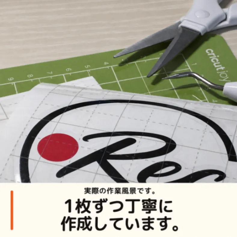 ドラレコステッカー 筆記体REC 録画中 カッティングステッカー 車用 白・黒 選べる2色【19】