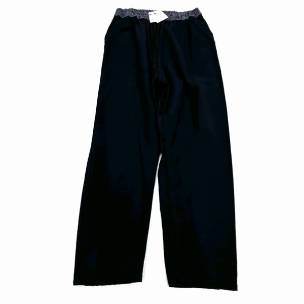 久留米絣　儀右ヱ門　もんぱん 　LL　紺　無地　