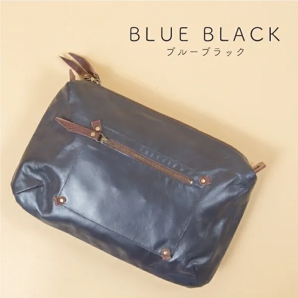 【馬革】姫路レザー スクエアショルダーバッグ COLORI Mサイズ（日本製）