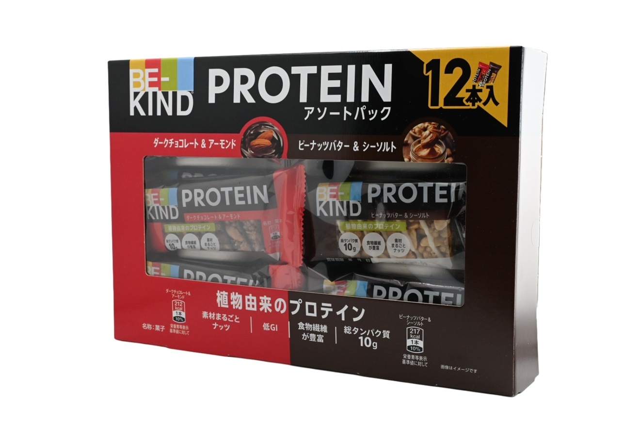 ビーカインド ダークチョコレート＆アーモンド ピーナッツバター＆シーソルト アソートパック12本入り