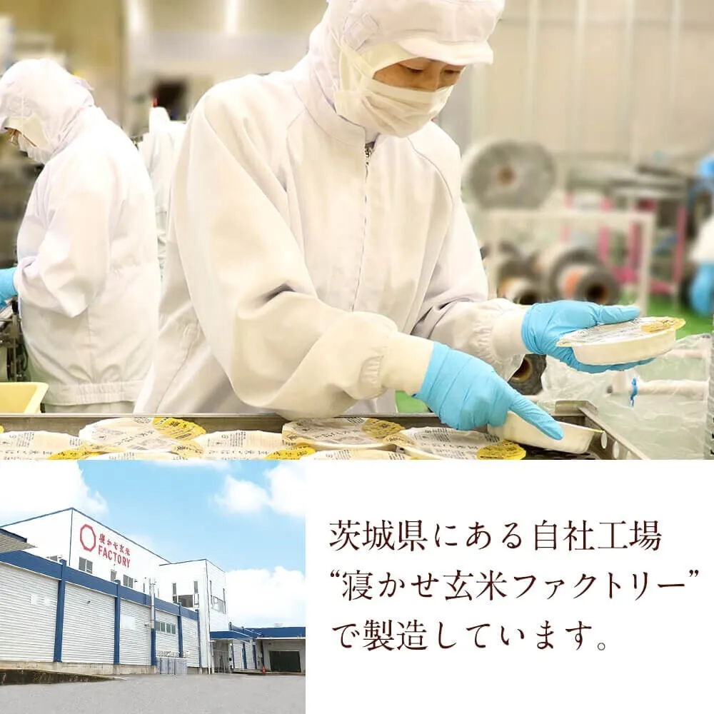 寝かせ玄米ごはんパック ゆめぴりか160g×3食｜北海道産・雑穀なし・ふっくら粒立ち｜結わえる