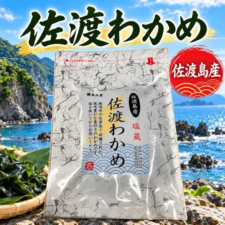 佐渡わかめ 塩蔵わかめ 新潟県佐渡島産 希少な海藻 国産 わかめ