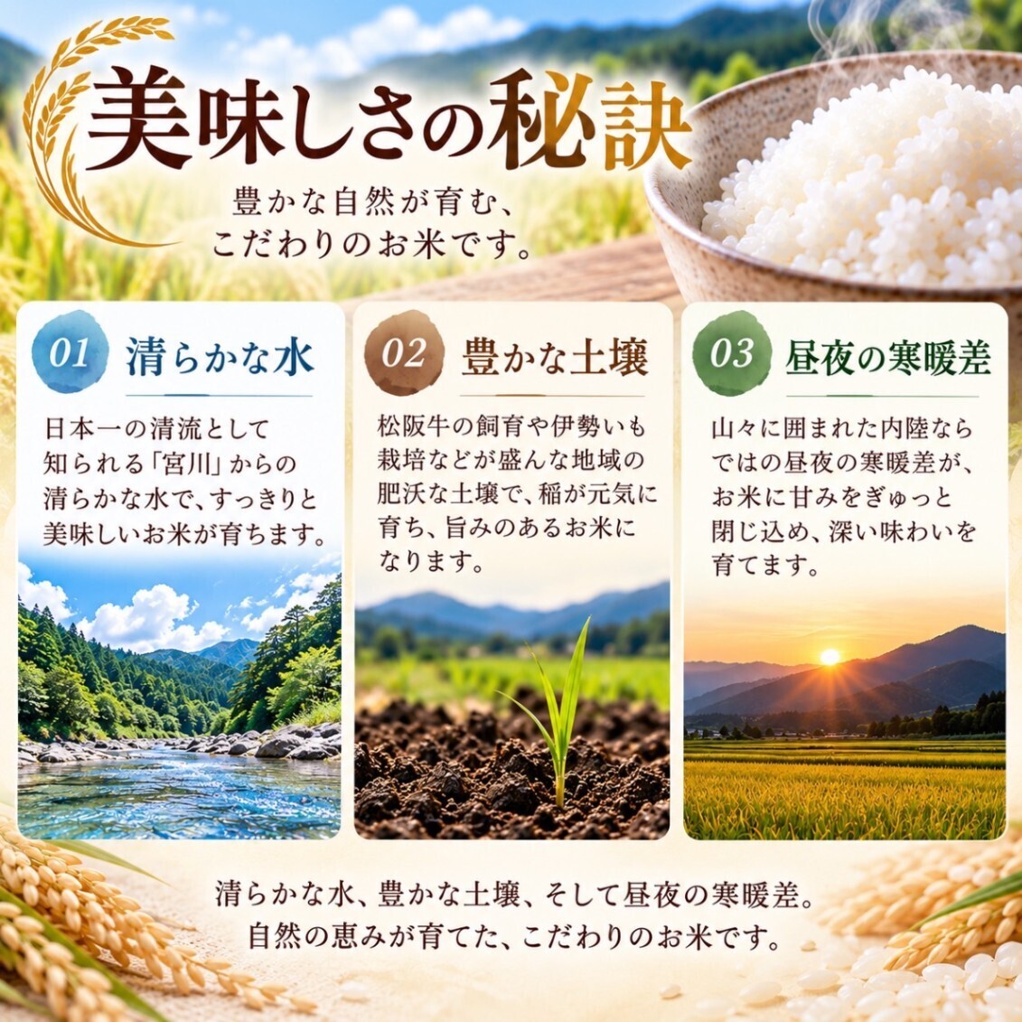 令和8年度 新米】三重県産コシヒカリ 10Kg｜農家直送｜注文後に精米