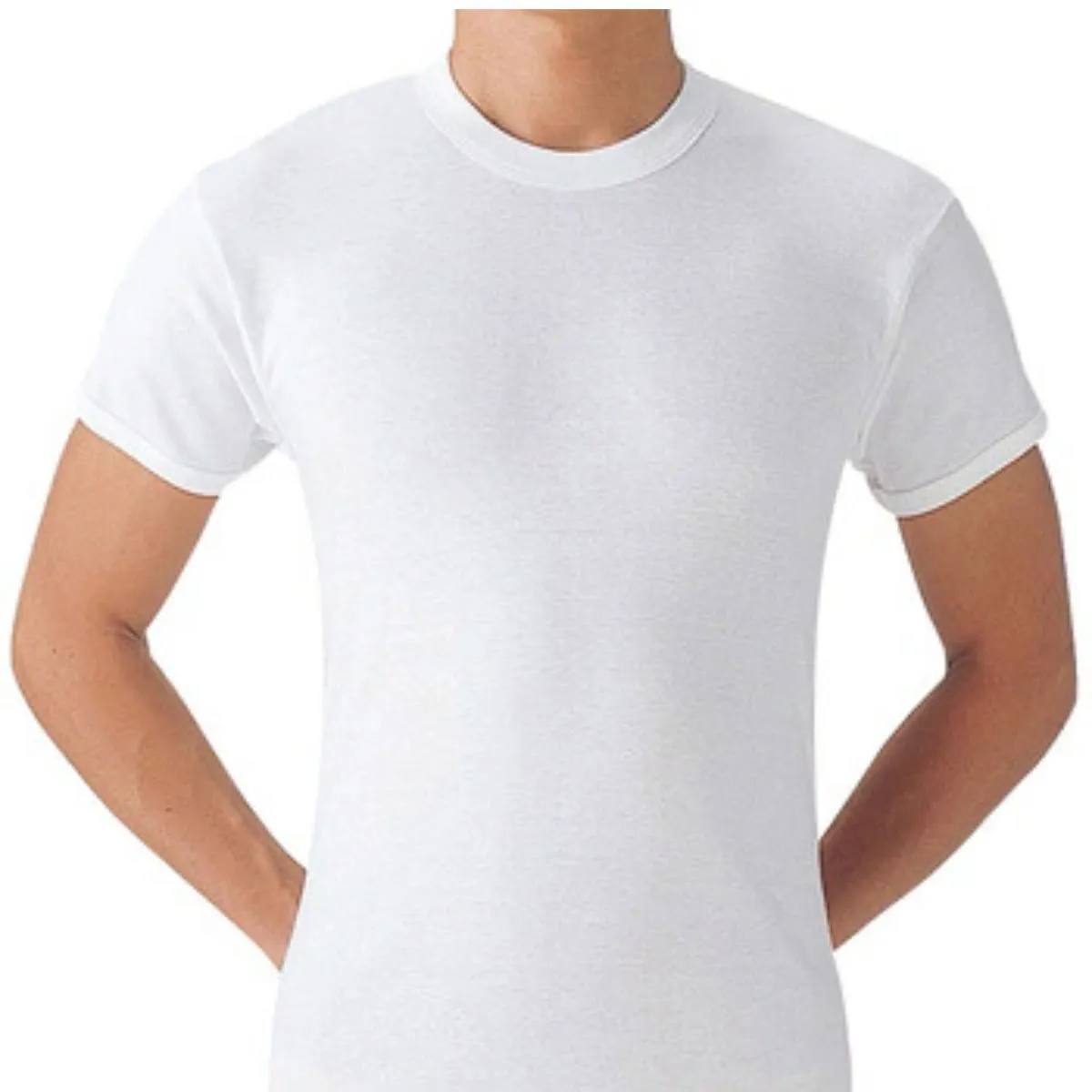 グンゼ やわらか肌着 メンズ 半袖丸首 綿100% 抗菌防臭 M L XL