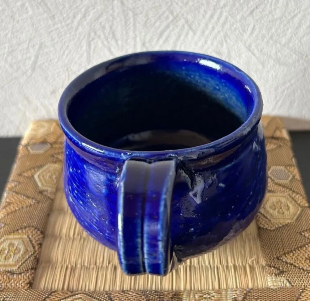 コーヒーカップ(瑠璃) 器 和食器 陶器 受賞作家 手作り 一点物 ⑩