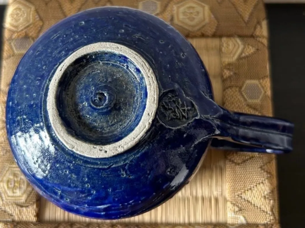 コーヒーカップ(瑠璃) 器 和食器 陶器 受賞作家 手作り 一点物 ⑩