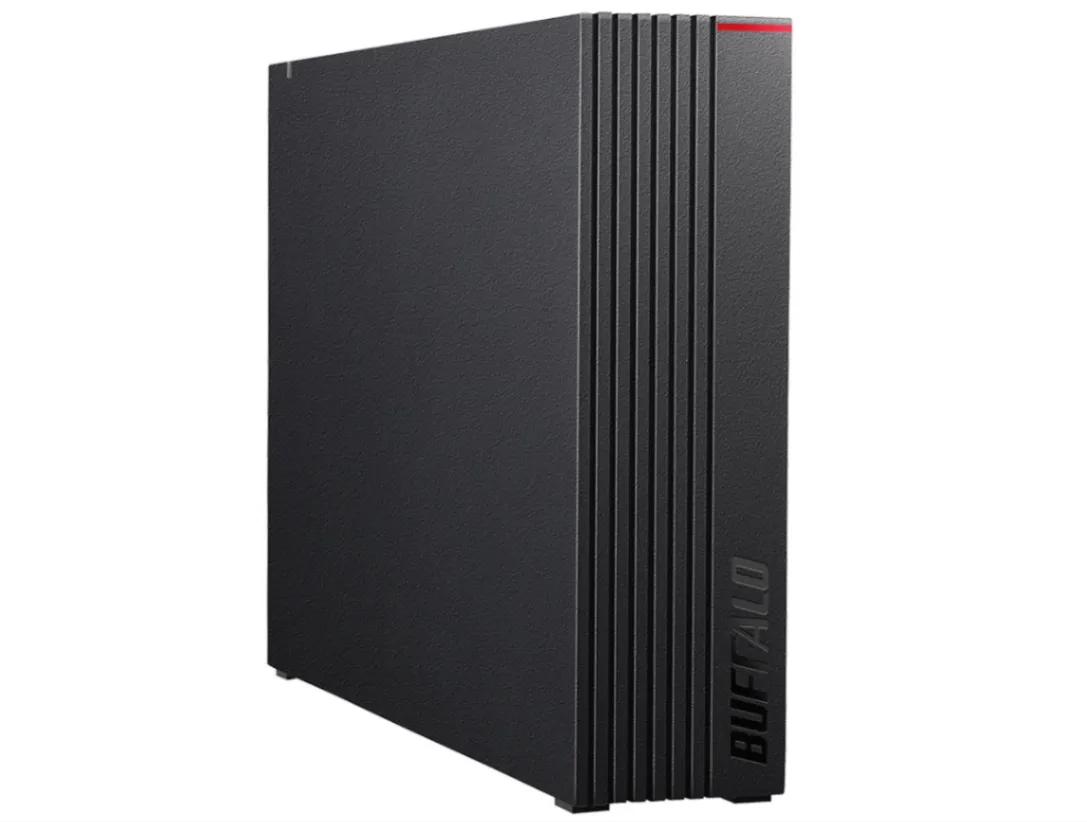 バッファロー 外付けHDD 4TB HD-EDS4.0U3-BA｜ファンレス・防振の静音設計