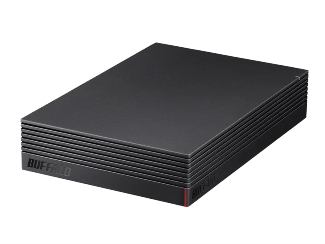 バッファロー 外付けHDD 4TB HD-EDS4.0U3-BA｜ファンレス・防振の静音設計