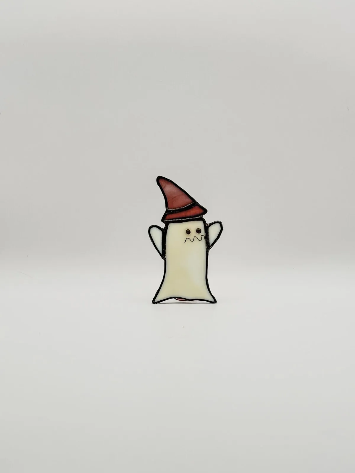 ステンドグラスのハロウィンオブジェ｜おばけとジャックオーランタン