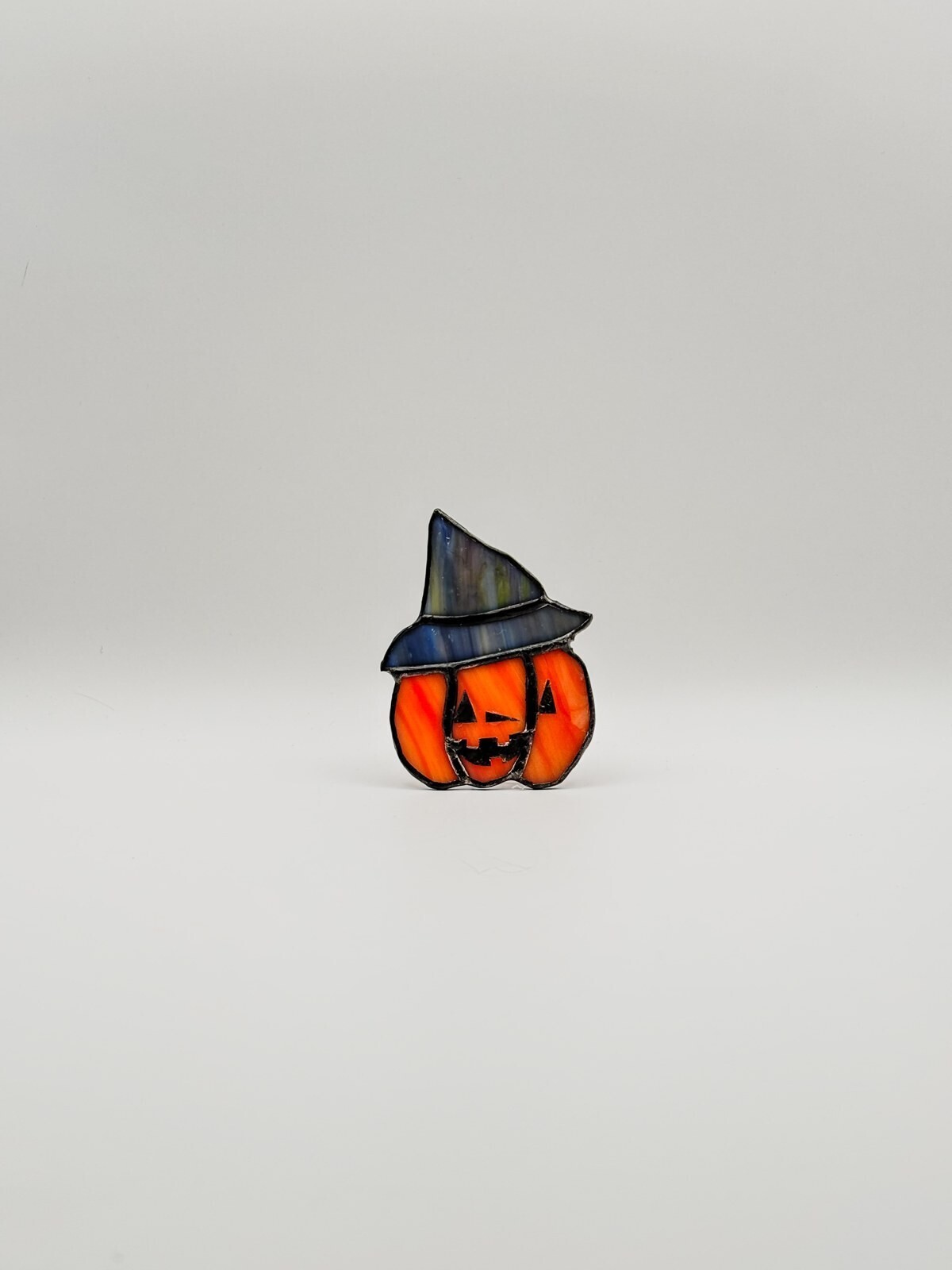 ステンドグラスのハロウィンオブジェ｜おばけとジャックオーランタン