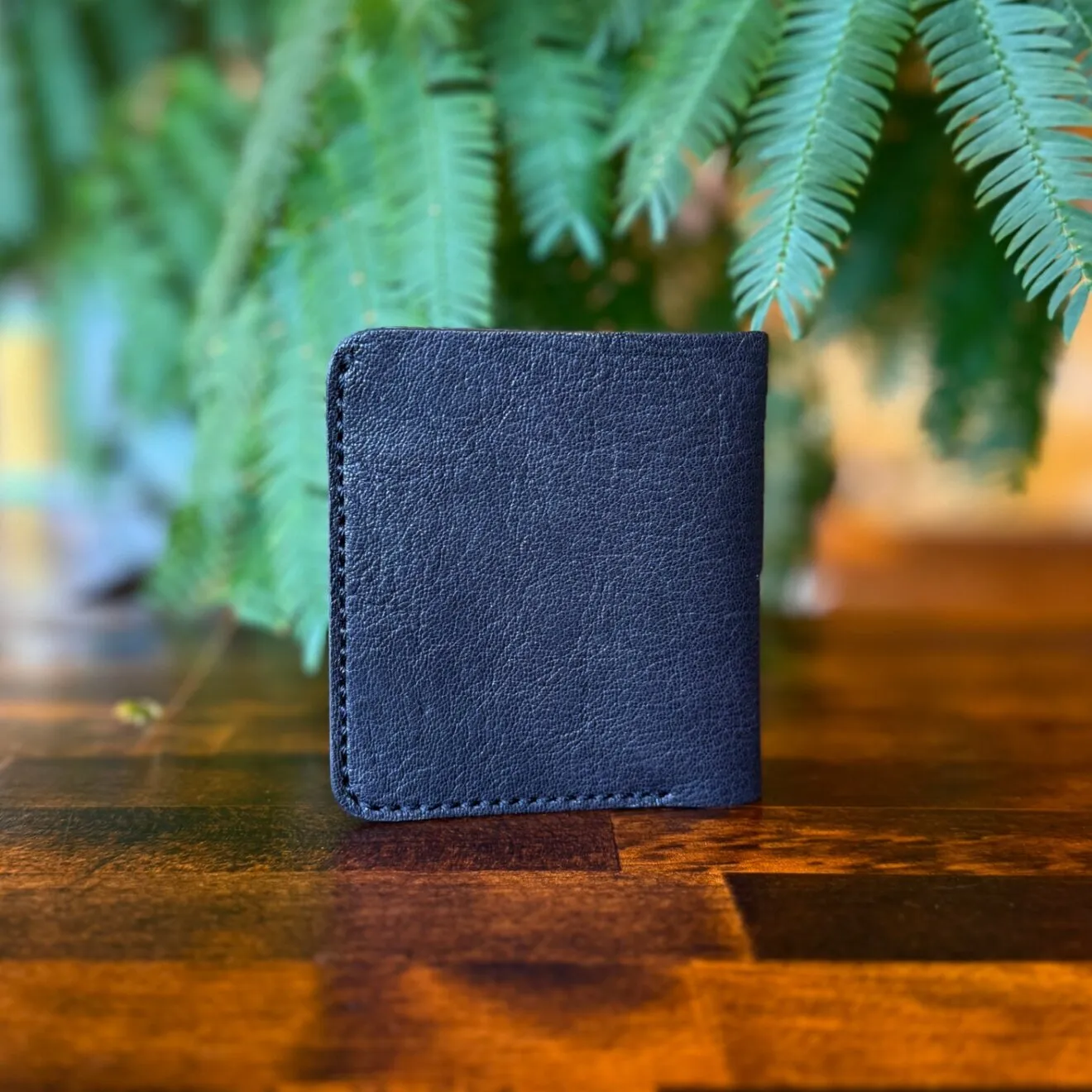 【京鹿革】家計管理Wallet／ブラック